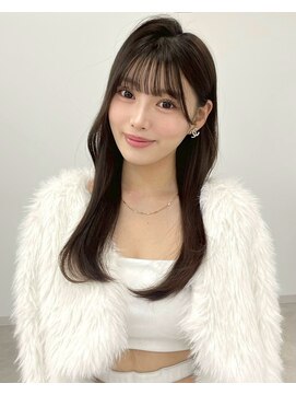 ユーフォリア 新宿店(Euphoria) 透明感ブリーチなしアッシュカラー韓国風艶感