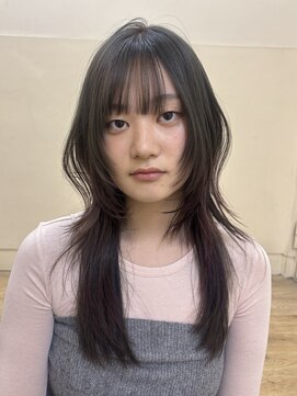 ネアー 新潟(NEER) アプリコットオレンジ/くびれヘア/ウェーブショート［新潟］