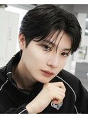 シースルーマッシュダウンパーマ韓国マッシュニュアンスパーマ