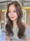 似合わせカット/ダークアッシュ/バタフライカット似合わせカット