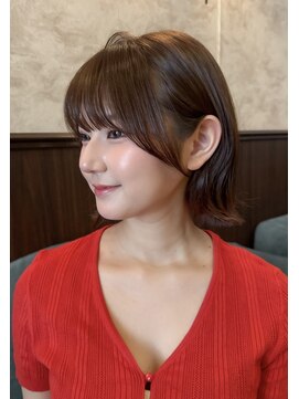 ロンド 銀座(Lond) ◆ ブリーチなし/髪質改善/大人ガーリー/ダークアッシュ/前髪6