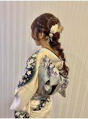 編み下ろしへあ/編み下ろし/成人式ヘア/20歳