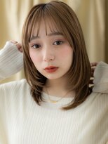 カバーヘア ブリス 北浦和(COVER HAIR bliss)&nbsp;バレイヤージュカラーミディアムレイヤーカットA7北浦和20代30代