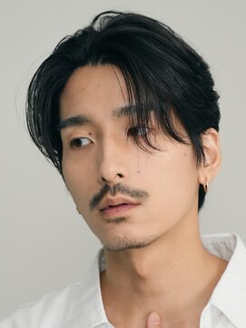 レタッチバイフィフス(RETOUCH by fifth) センターパートニュアンスパーマワンカールパーマ韓国コンマヘア