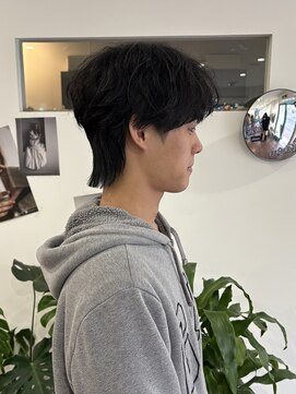 アロハナ 津店(ALOHANA) メンズウルフ/メンズ/ニュアンスパーマ/シャドウパーマ/ウルフ