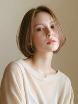 シェル 国分寺(shell) くびレイヤーエモージュグレージュカラーくびれショート/国分寺