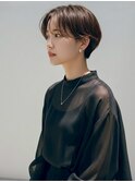 大人可愛い20代30代40代小顔ひし形ハンサムショート丸み