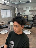 ブリーチハイライト髪質改善ダブルカラーレイヤーカット/本厚木