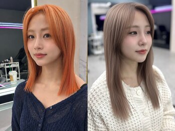 ラ ミュウ バイ ディーアンドティー(LA MIU by D&T)の写真/◆ツヤ感UPのトレンドカラーが叶う◆ダブルカラーやブリーチでトレンド×似合せ、+αなデザインへ*