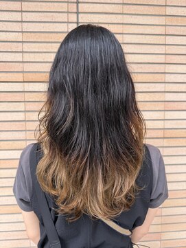 ゴエン(goen hair lounge) 毛先だけだから根元のプリンは気にならないね！