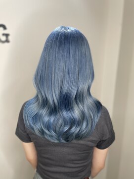 ヘアーデザインルアナ(Hair design Luana.) アイスブルーカラー