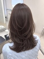 オーレン 横浜(oren)&nbsp;レイヤーカット×ミルキーベージュ