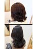 【毎朝のヘアセットを楽に！】☆カット＋デジタルパーマ☆コテ巻き風パーマ☆