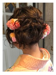 成人式ヘアセット