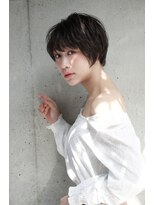 ミューズ バイ ケンジ(MUSE by KENJE) ショートボブ × シースルー × 前髪