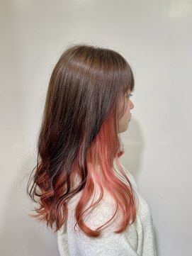 アズール 草加(azule) アプリコットのインナーカラー