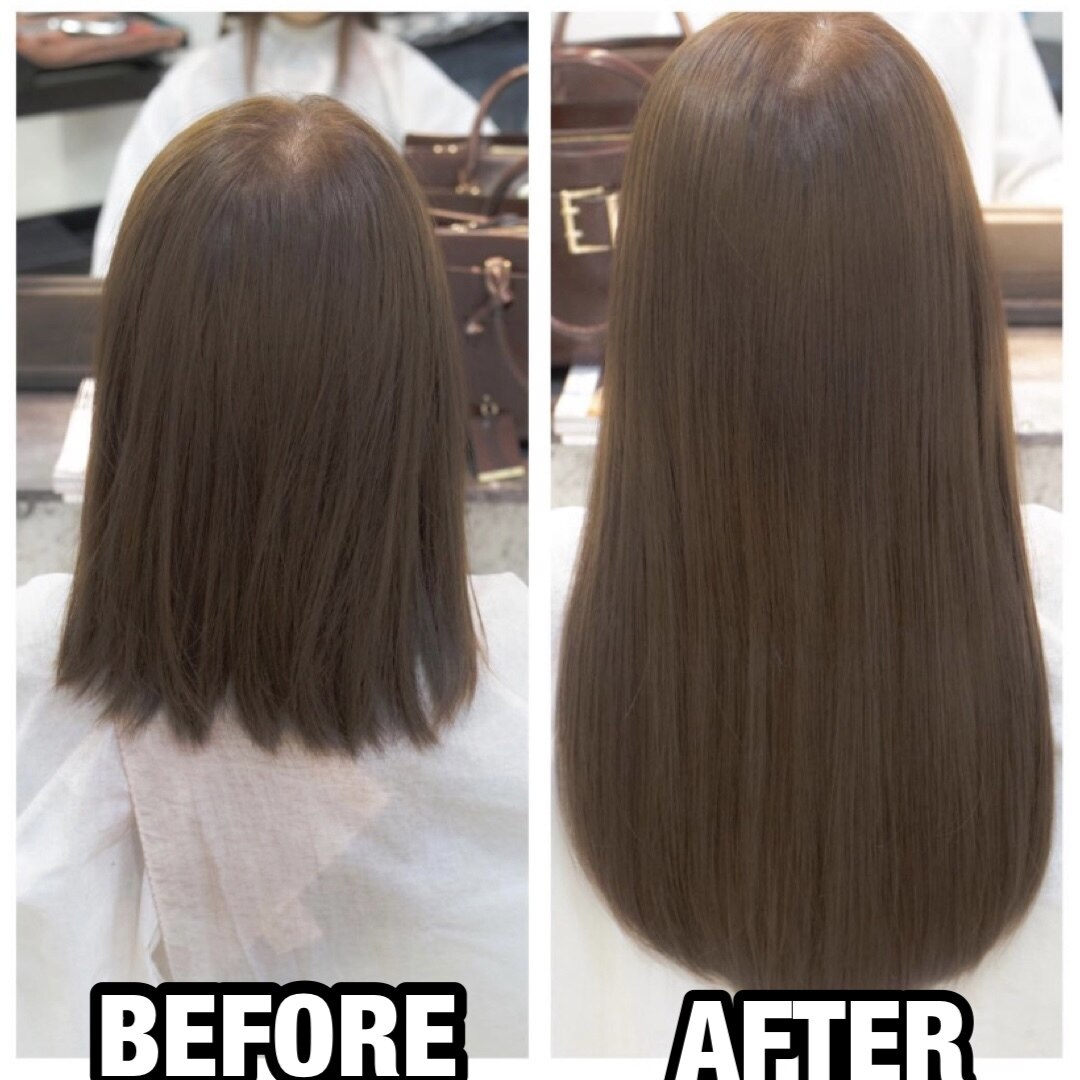 10代20代30代40代うる艶人毛100%シールエクステ80本表参道3