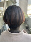 #ショートマッシュ#ひし形シルエット