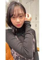 ネイロ 錦糸町(NeiRo)&nbsp;縮毛矯正ミニウルフテラコッタデジタルパーマくすみブルー