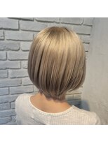 アジールヘア 池袋東口店(agir hair)&nbsp;ホワイトベージュハイトーンカラー韓国風池袋　池袋東口