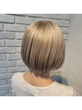 アジールヘア 池袋東口店(agir hair) ホワイトベージュハイトーンカラー韓国風池袋　池袋東口