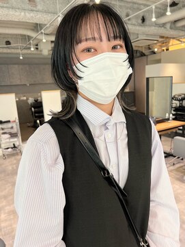 カフ(CAF) CAF松本【くびれウルフ×さりげないインナーカラー】