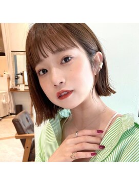 ガーデン ムサシコスギ(GARDEN MUSASHIKOSUGI) 顎ラインのぷつんと大人BOB/似合わせカット/骨格矯正カット