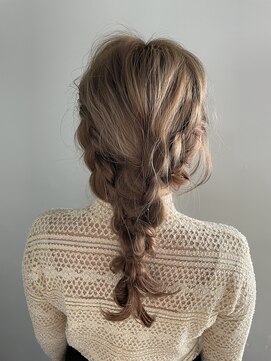 アスター(astar) 【astar】ルーズあみおろしアレンジ