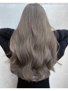 グロウバイニューヨークニューヨーク(Grow by NYNY) 【打越】ロング×ミルクティーグレージュ