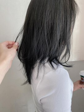 キャンバス バイ ネオリーブ 横浜西口(Canvas by neo.) ブルーグレー　シークレットハイライト　レイヤーsk