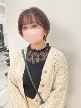 ギグスダブル 栄店(gigs double) インナーカラー★ピンクベージュ