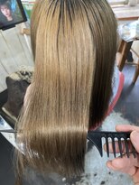 ジュジュ jou jou ブリーチ毛の髪質改善縮毛矯正