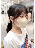 結んでも可愛いフェイスレイヤー/シースルーバング/おくれ毛