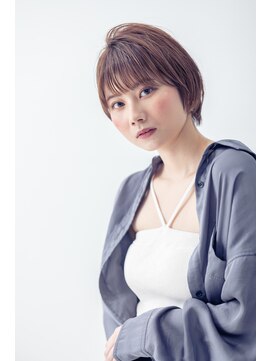 ブリング バイ スノードロップ 吉祥寺(BRING by Snowdrop) 黒髪/グレーベージュ/レイヤーロング/前髪パーマ/吉祥寺