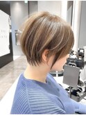 大人可愛い丸みショート20代30代40代50代