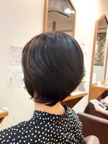 ヘアー グリーン(hair green)&nbsp;30代40代50代/ショートボブ/大人ショート/丸みショートボブ