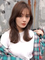 ブゾン(buZon)&nbsp;【buZon ブゾン】くびれセミディ☆ゆるふわカールシアカラー