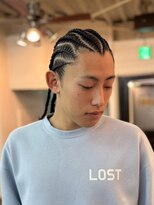 ビーバイエイトジェンツ(Bee by EIGHT GENTS)&nbsp;カルマパーマ/ベリーショート/ダークアッシュ/ニュアンスパーマ