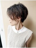 ハンサムショート×ニュアンスパーマ