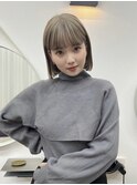同系色デザインカラー/ボブ