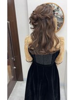 セットサロン ベル(Belle)&nbsp;サイドハーフアップアレンジ