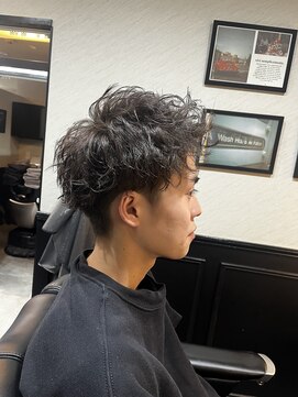 プラウド(PROUD) スパイキーショート/メンズパーマ/ショート/barber/理容室/床屋