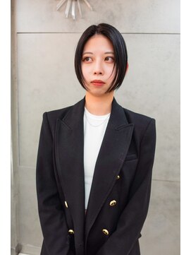 ヴェイン 渋谷(vain) ショートパーマ　ニュアンスパーマ　ブラウン