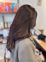 ローグ(Logue) 【ブリーチ無し/艶感◎】暖色カラー×髪質改善トリートメント