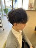 【メンズカット】カット＋５分スパ＋炭酸シャワー＋眉カット￥5500