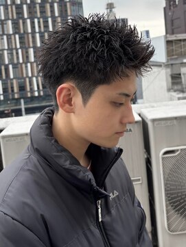 シェール(CHER) 刈り上げスパイキーショート　ボックスショート　メンズカット