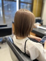 エミュ 伏見 国際センター(emu)&nbsp;ハイトーンカラー/ミルクティーベージュ/外ハネボブ