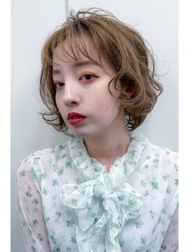 ファイン 美容室 深川店(FINE) 大人かわいいバレイヤージュブリーチハイライトショコラアッシュ