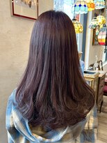 フェイバー 警固店(FAVOR)&nbsp;レイヤーカット/イルミナカラー/ピンクパープル/オージュア/天神