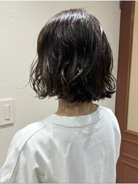 プフ 伏見(puf) [puf 伏見/丸の内/栄/名古屋]ボブパーマ×オリーブ★kasumi